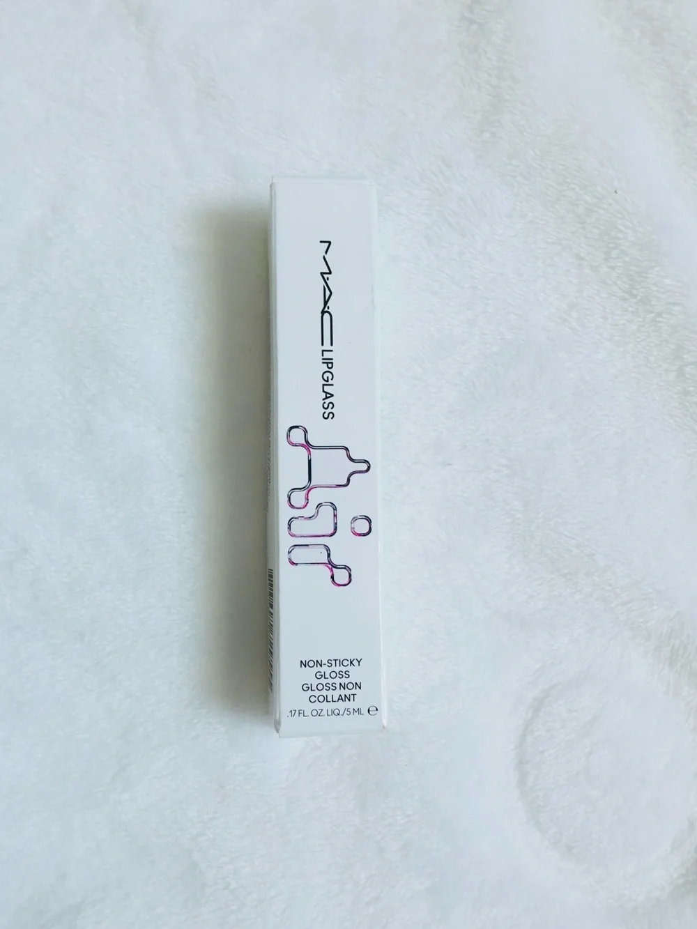 MAC Cosmetics Lipglass Air Non-Sticky Lipgloss - Zephyr - NIB